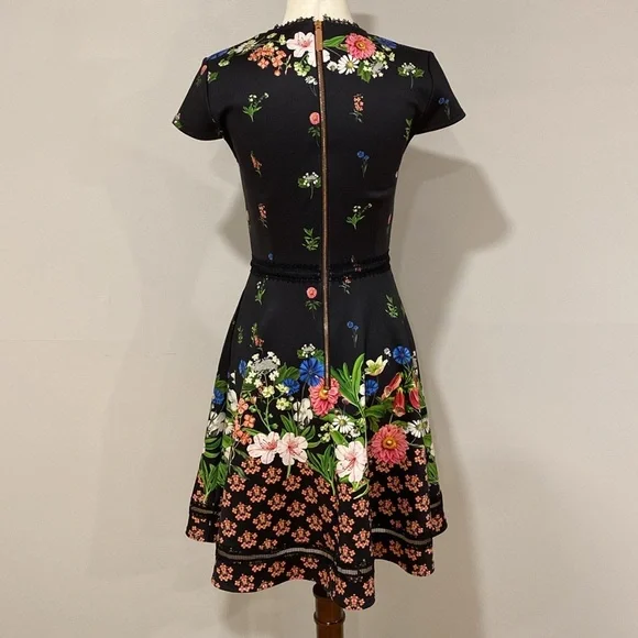 Ted Baker Daissie Florence Trim Skater Dress